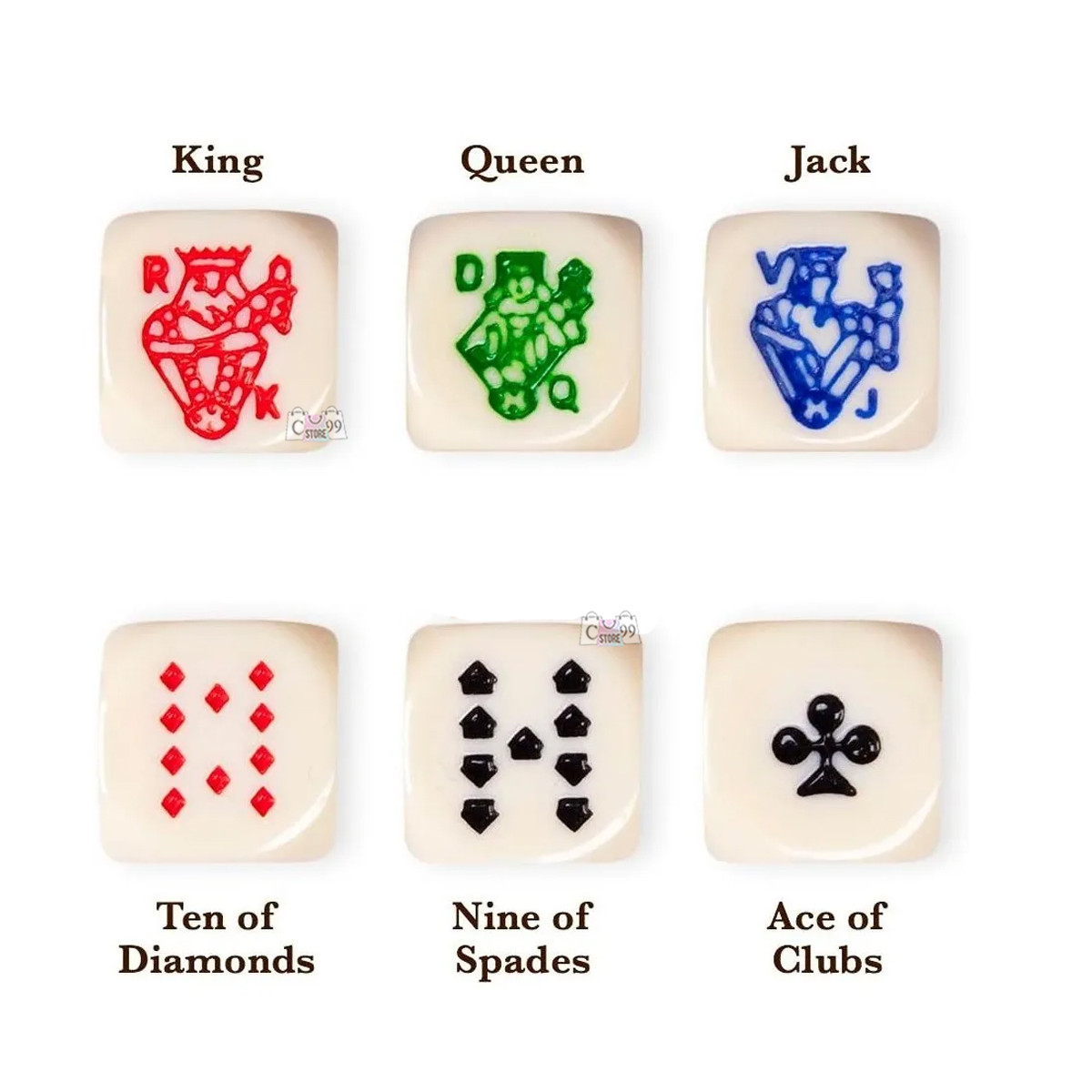 Dados Poker X 5  Juego De Mesa